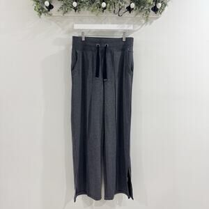 Athleta Grey Sierra Wide Leg Sweatpants Small style 353736-01